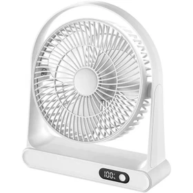 پنکه رومیزی شارژی مدل Digital desktop small fan zmfs-003