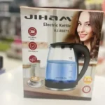 کتری برقی شیشه ای برند جیهام(jiham) 2 لیتری مدل EJ-80071