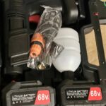 کارواش و سم پاش شارژی 2 باتری 68v car wash