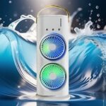 پنکه مه پاش دو فن ریموت دار دارای قابلیت تنظیم و چرخش(اورجینال)