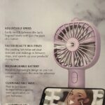 پنکه شارژی مه پاش قابل حمل BEAUTY FAN