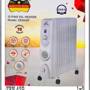 شوفاژ برقی رومانتیک مدل 42K ۱۳ پره فن دار
