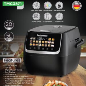 پلوپز برقی تلیونیکس مدل TMC3671 ظرفیت ۵ لیتر