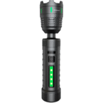 چراغ قوه لیزری پرودو مدل Porodo Lifestyle Orbit Multi-Color Laser Torch with Power Bank Function