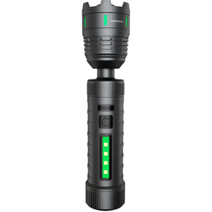 چراغ قوه لیزری پرودو مدل Porodo Lifestyle Orbit Multi-Color Laser Torch with Power Bank Function