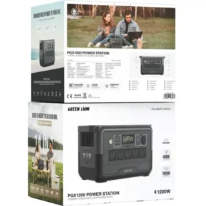 پاور استیشن گرین لاین مدل Green Lion PGX1200 Power Station with 1152Wh & 45000mAh LiFePO4 Battery
