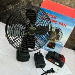 پنکه شارژی رومیزی تمام فلز ۴۸ ولتی