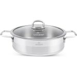 ماهیتابه دو دسته لایف اسمایل سایز ۳۲ کف لیزری