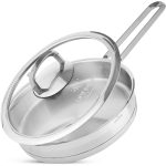 ماهیتابه استیل لایف اسمایل سایز ۲۴ مدل LIFE12FRY_24SILVER.GOLD