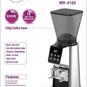 آسیاب قهوه دیجیتال مایر مدل MR4165